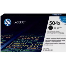 HP 504X 高打印量黑色原廠 LaserJet 碳粉盒