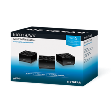 NETGEAR Nighthawk MK63 Easy Mesh WiFi 6 入門級雙頻路由器 3 機套裝 (AX1800)